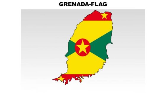 Grenada Country PowerPoint Flags