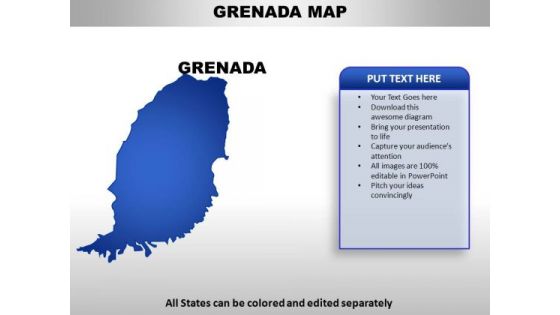 Grenada PowerPoint Maps