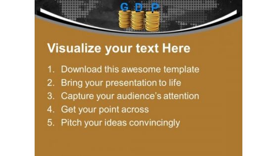 Gross Domestic Product Strategy PowerPoint Templates Ppt Backgrounds For Slides 0213