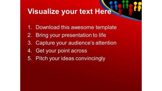 Group Discussion Meeting People PowerPoint Templates And PowerPoint Themes 0812