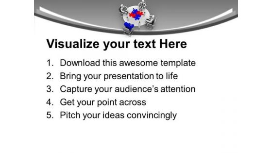 Group Disscussion To Resolve Problem PowerPoint Templates Ppt Backgrounds For Slides 0413