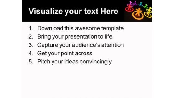 Group Of Colourful People Communication PowerPoint Backgrounds And Templates 1210