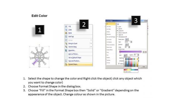 Group Of Nine Coverging Arrows Ppt Cycle Process Network PowerPoint Slide