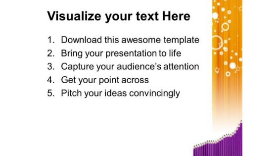 Group Of Pencils Like Bar Graph PowerPoint Templates Ppt Backgrounds For Slides 0113