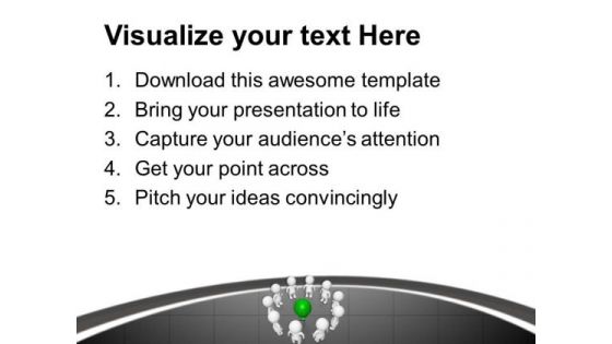 Group Of People Standing Idea Communication PowerPoint Templates Ppt Backgrounds For Slides 0113