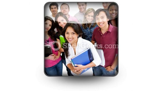 Group Of Students01 PowerPoint Icon S