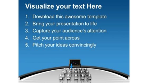 Group Of Students In Classroom PowerPoint Templates Ppt Backgrounds For Slides 0713