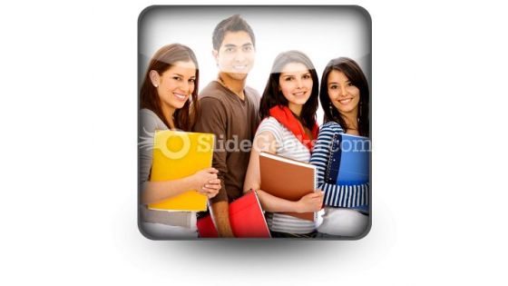 Group Of Students PowerPoint Icon S
