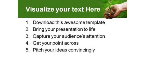 Grow Plants Nature PowerPoint Themes And PowerPoint Slides 0511