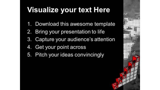 Growing Career Graph Future PowerPoint Templates And PowerPoint Themes 0912