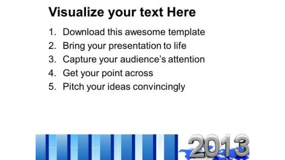Growing Global Business New Year Concept PowerPoint Templates Ppt Backgrounds For Slides 1112