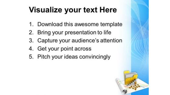 Growing Income And Business Chart PowerPoint Templates Ppt Backgrounds For Slides 0813