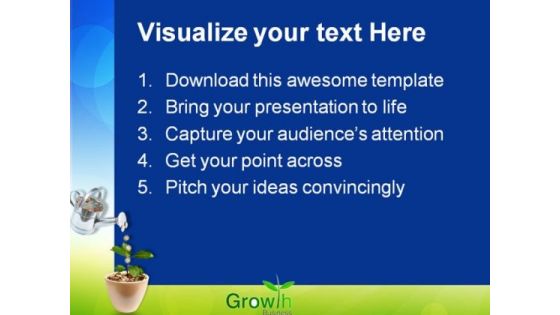 Growing Money Plant Finance PowerPoint Themes And PowerPoint Slides 0711