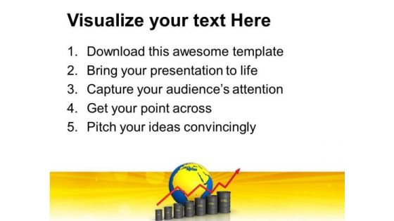 Growing Oil Prices Business PowerPoint Templates And PowerPoint Themes 0812