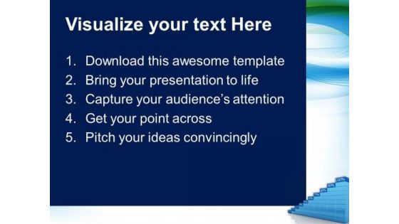 Growing Percent Graph Success PowerPoint Templates And PowerPoint Themes 0612