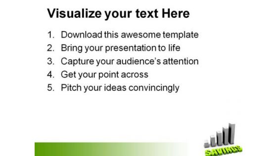 Growing Your Savings Business PowerPoint Templates And PowerPoint Backgrounds 0611