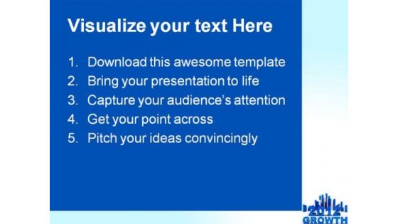 Growth 2012 Business PowerPoint Templates And PowerPoint Backgrounds 1011