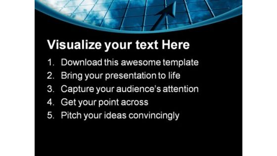Growth Arrow Business PowerPoint Templates And PowerPoint Backgrounds 0811