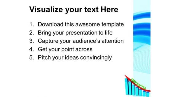 Growth Bar Graph Business PowerPoint Templates And PowerPoint Themes 1012