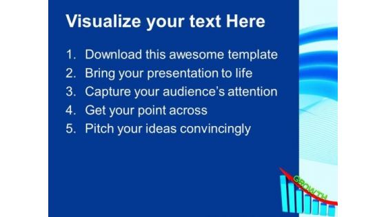 Growth Bar Graph Business PowerPoint Templates And PowerPoint Themes 1012
