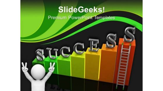 Growth Bar Graph Success PowerPoint Templates And PowerPoint Themes 0612