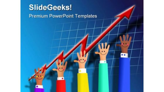 Growth Business PowerPoint Template 0610