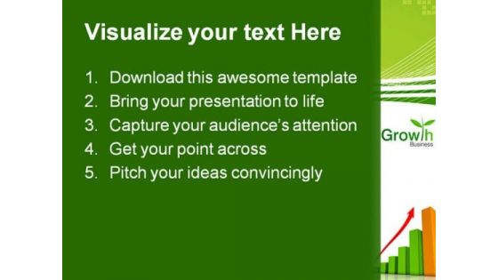 Growth Chart Business PowerPoint Templates And PowerPoint Backgrounds 0411