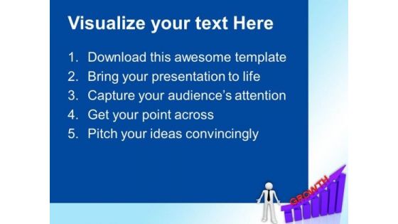 Growth Graph Moving Up PowerPoint Templates And PowerPoint Themes 1012