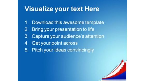 Growth Graph With Arrow01 Business PowerPoint Templates And PowerPoint Backgrounds 0611