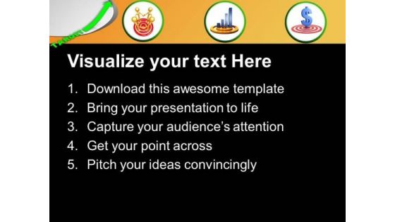Growth In Profit And Sales Targets PowerPoint Templates Ppt Backgrounds For Slides 0313