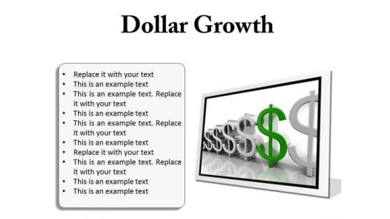 Growth Money PowerPoint Presentation Slides F