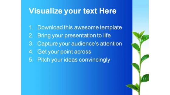 Growth Nature PowerPoint Templates And PowerPoint Backgrounds 0611