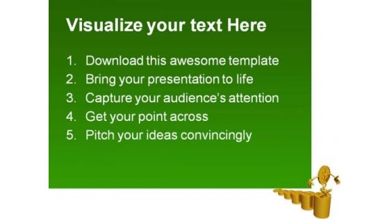 Growth Of Dollar Finance PowerPoint Themes And PowerPoint Slides 0411