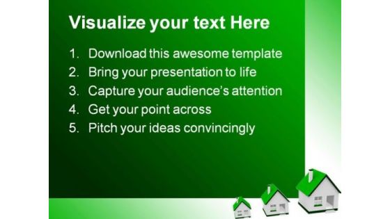 Growth Of Houses Real Estate PowerPoint Themes And PowerPoint Slides 0411
