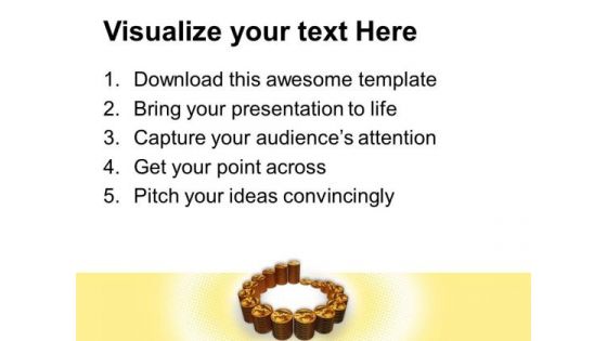 Growth Of The American Finance PowerPoint Templates And PowerPoint Themes 0812