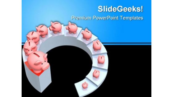 Growth Of The Capital Symbol PowerPoint Templates And PowerPoint Backgrounds 0411