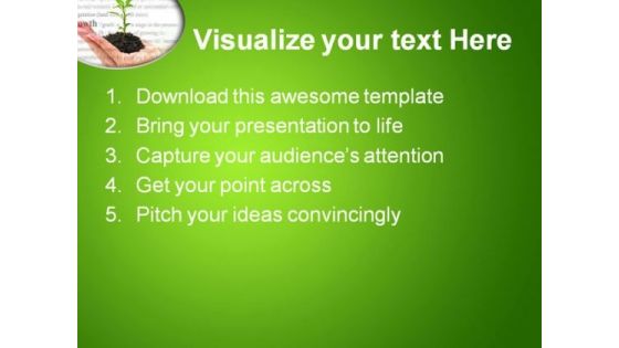 Growth Theme Environment PowerPoint Templates And PowerPoint Backgrounds 0511
