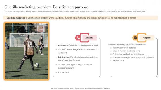 Guerilla Marketing Overview Benefits And Purpose Designing Approaches Diagrams Pdf Guerilla Marketing Overview Benefits And Purpose Designing Approaches Diagrams Pdf