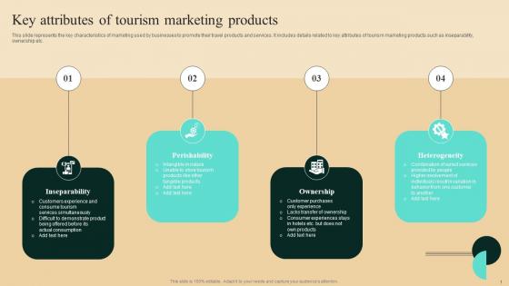 Guide To Winning Tourism Key Attributes Of Tourism Marketing Products Pictures Pdf