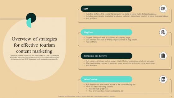 Guide To Winning Tourism Overview Of Strategies For Effective Tourism Content Background Pdf Guide To Winning Tourism Overview Of Strategies For Effective Tourism Content Background Pdf