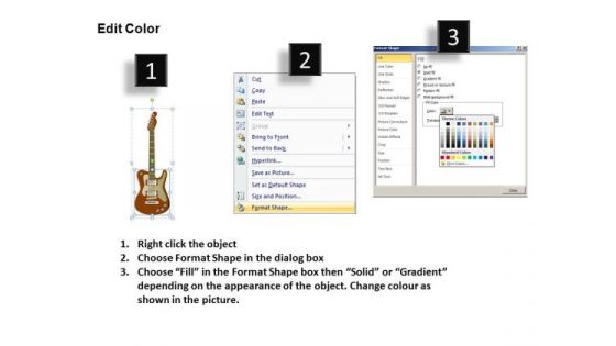 Guitar Musical Instrument PowerPoint Slides And Ppt Diagram Templates