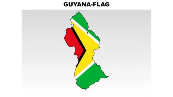 Guyana Country PowerPoint Flags