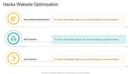 Hacks Website Optimization In Powerpoint And Google Slides Cpb