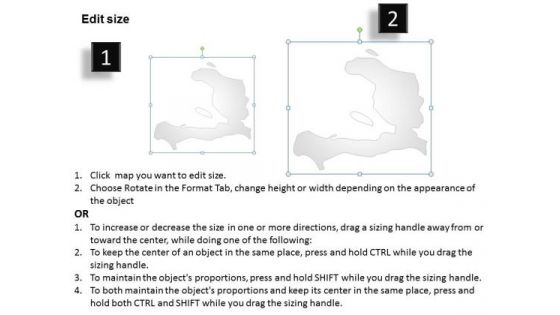 Haiti Country PowerPoint Maps