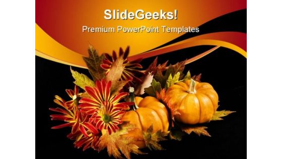 Halloween Autumn Festival PowerPoint Template 1010