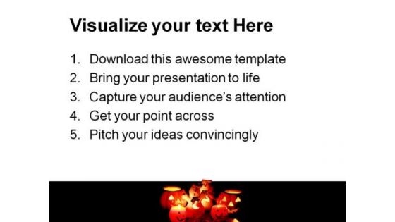 Halloween Nature PowerPoint Template 1010