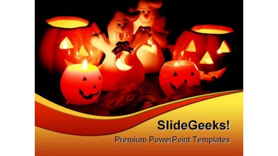 Halloween Nature PowerPoint Template 1010