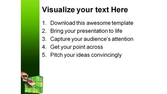 Hand Building Cubes Nature PowerPoint Backgrounds And Templates 1210