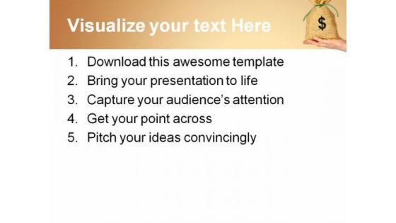 Hand Carrying Money Finance PowerPoint Themes And PowerPoint Slides 0611