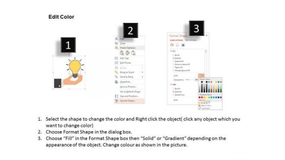 Hand Holding Light Bulb PowerPoint Templates